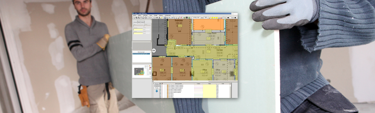 logiciel de métré sur plans PDF